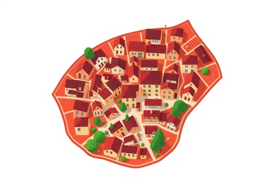 Carte du secteur d'intervention autour de Nîmes (30000)